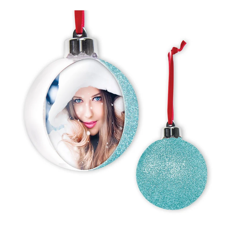 Palla di natale "Photo Snow Flake Sky" (10x10) - Art. SF120K1