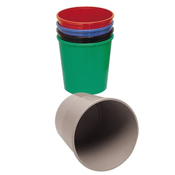 Cestino PS98 con pareti chiuse - grigio