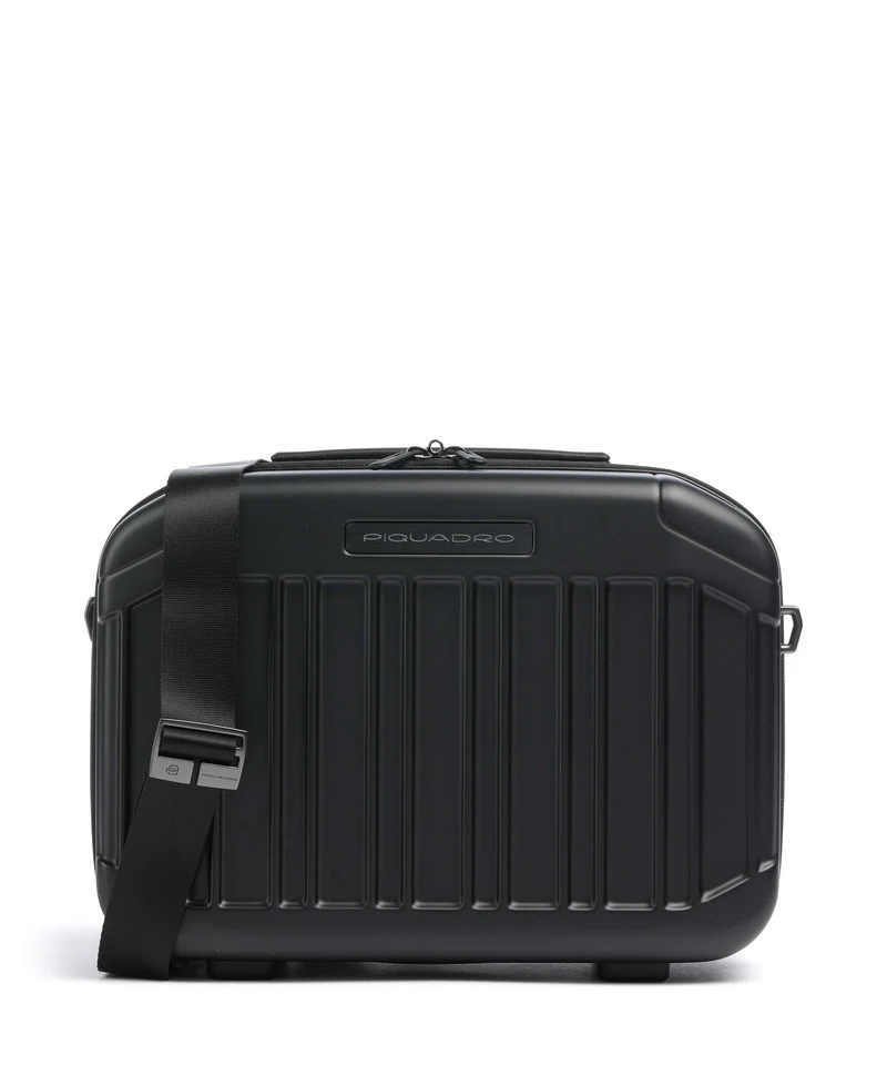 Piquadro Borsa per cosmetici mat black