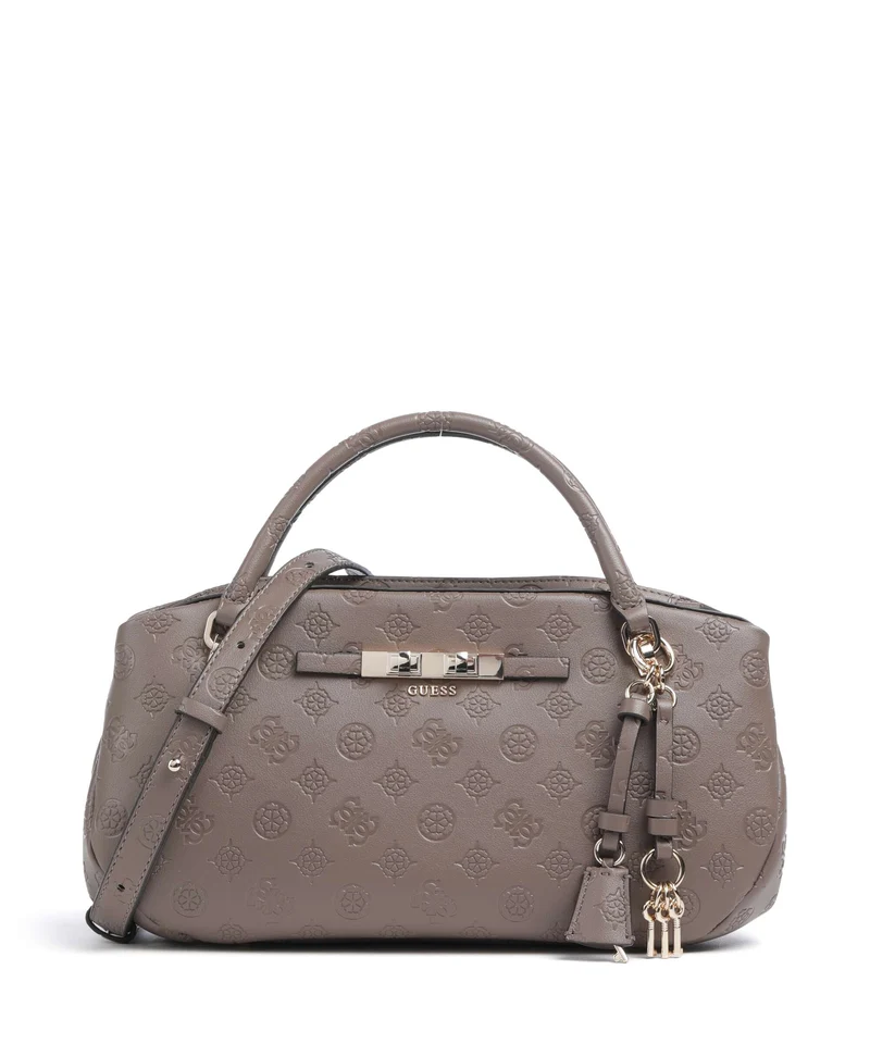 Guess Carmella Borsa a mano taupe logo
