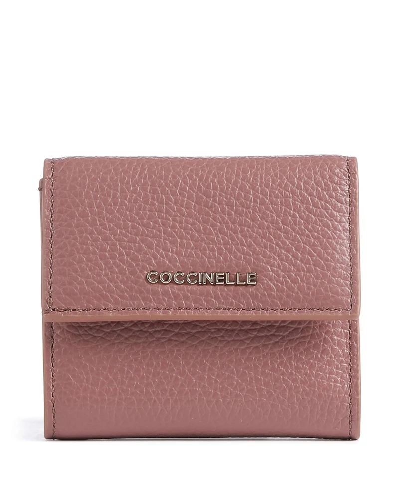 Coccinelle Metallic Soft Portafoglio winter rose