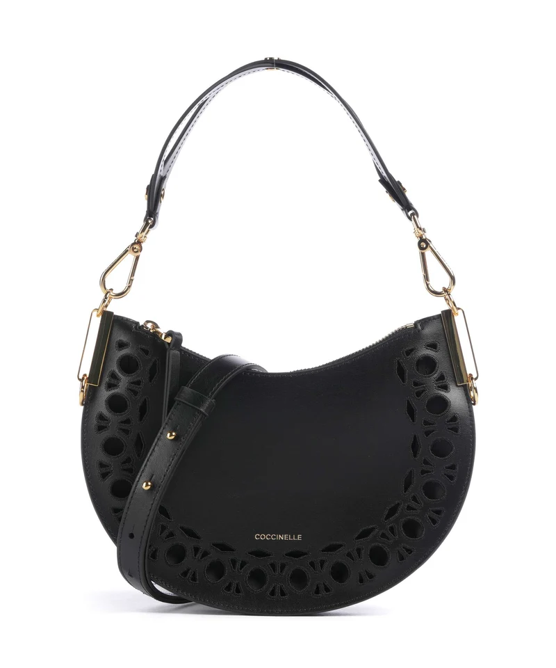 Coccinelle Sunup Monogram Sangallo Borsa a spalla noir