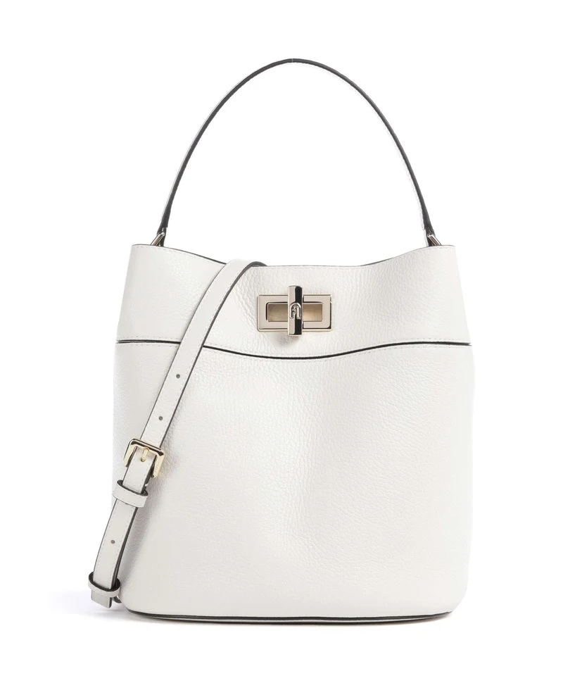 Furla Amelia M Borsa a secchiello talco