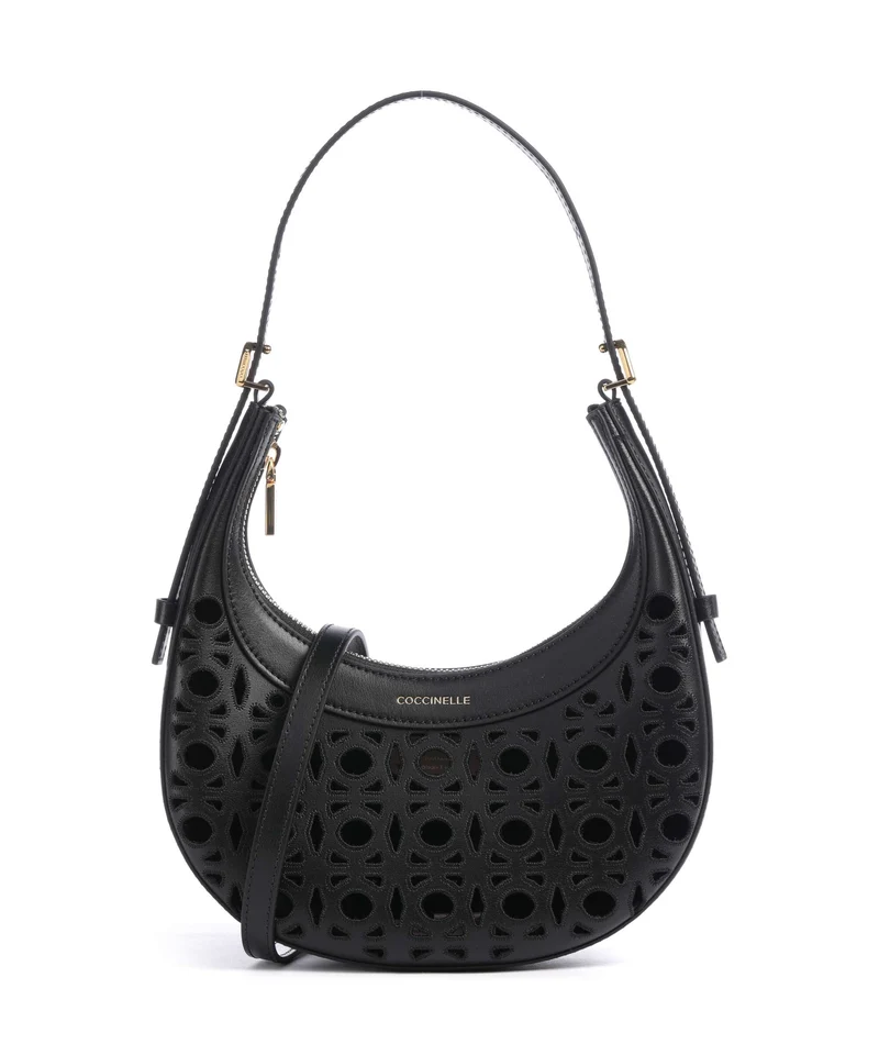Coccinelle Whisper Monogram Sangallo Borsa a spalla noir