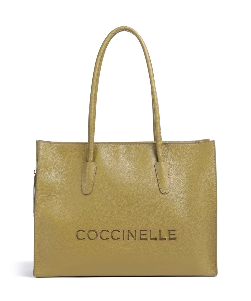 Coccinelle Myrtha Borsa shopper seagrass