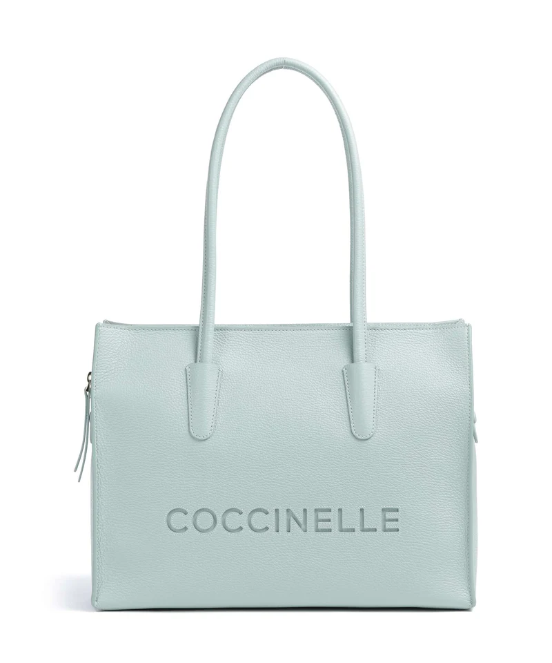 Coccinelle Myrtha Borsa shopper aquamarine