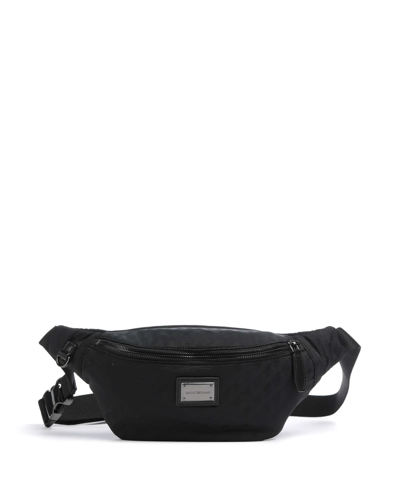 Emporio Armani Eagle All Over Marsupio black beauty