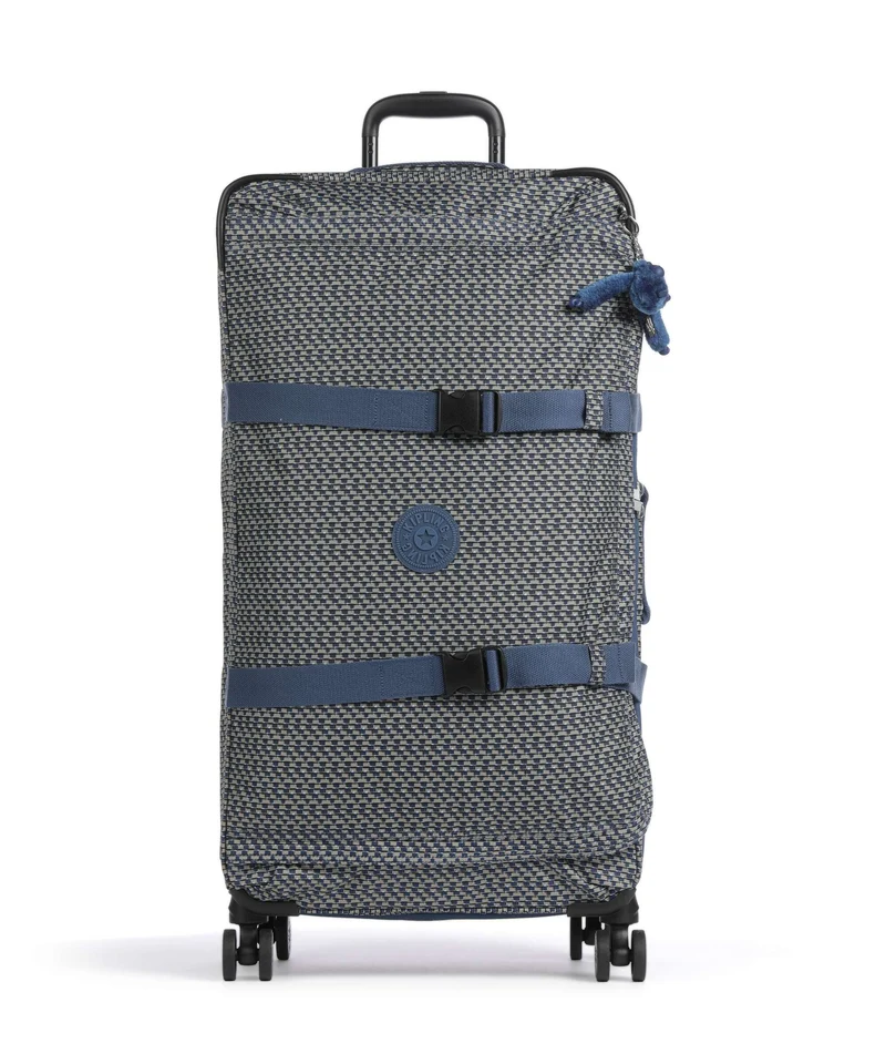Kipling Basic Spontaneous L Valigia trolley (4 ruote) blue on wire