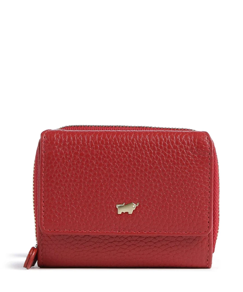 Braun Büffel Asti Portafoglio red
