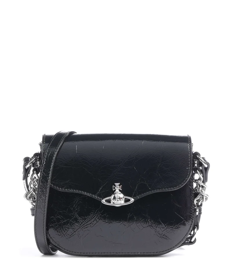 Vivienne Westwood Hunter Naplak Borsa a spalla black