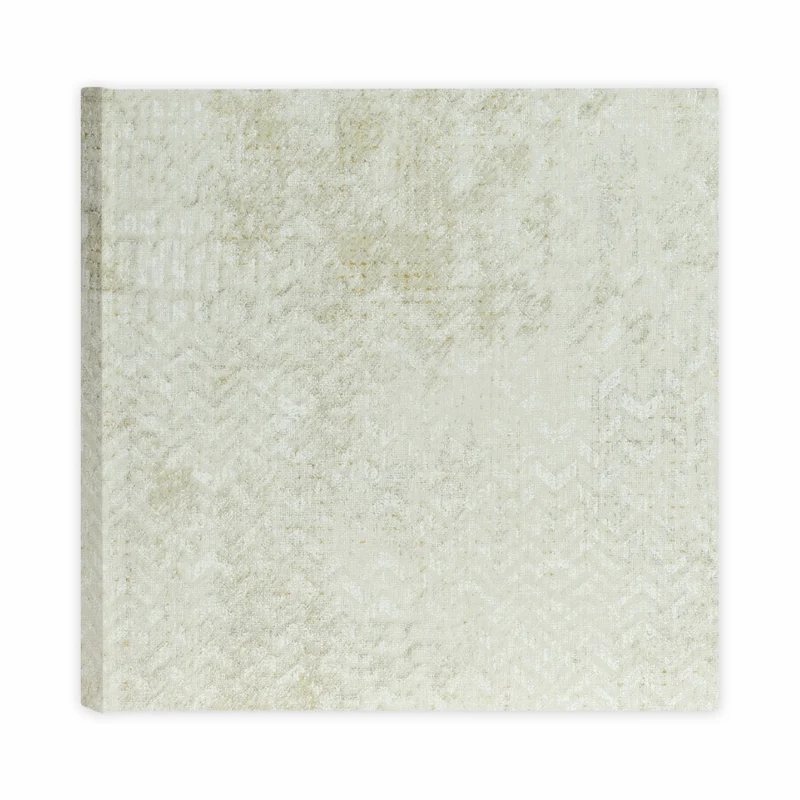 Album con pagine in cartoncino bianco "Cipro Grey" 12 fogli (24x24) - Art. GZ2412G
