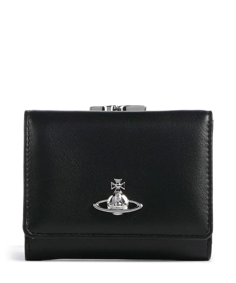 Vivienne Westwood Frame Smooth Small Portafoglio black