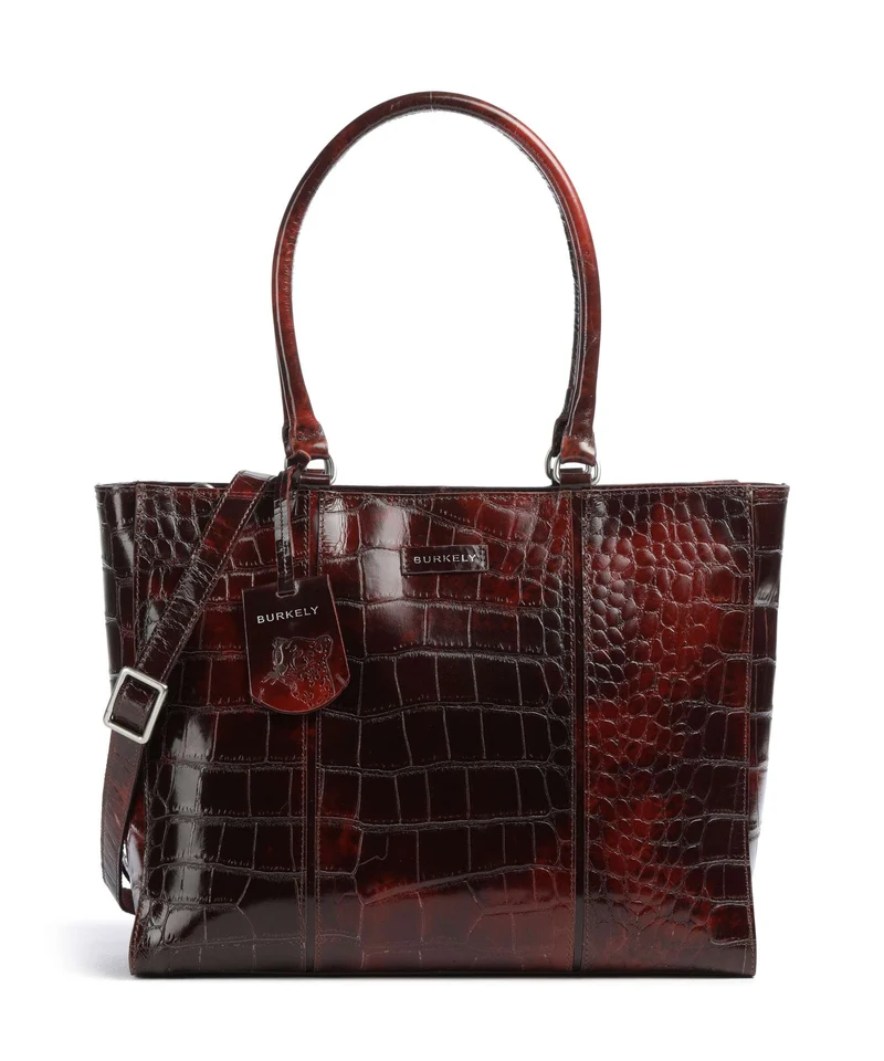 Burkely Cool Colbie Borsa shopper burgundy patent