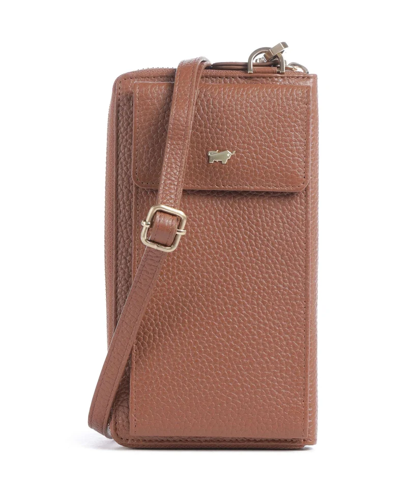 Braun Büffel Asti Borsetta porta cellulare saddle brown
