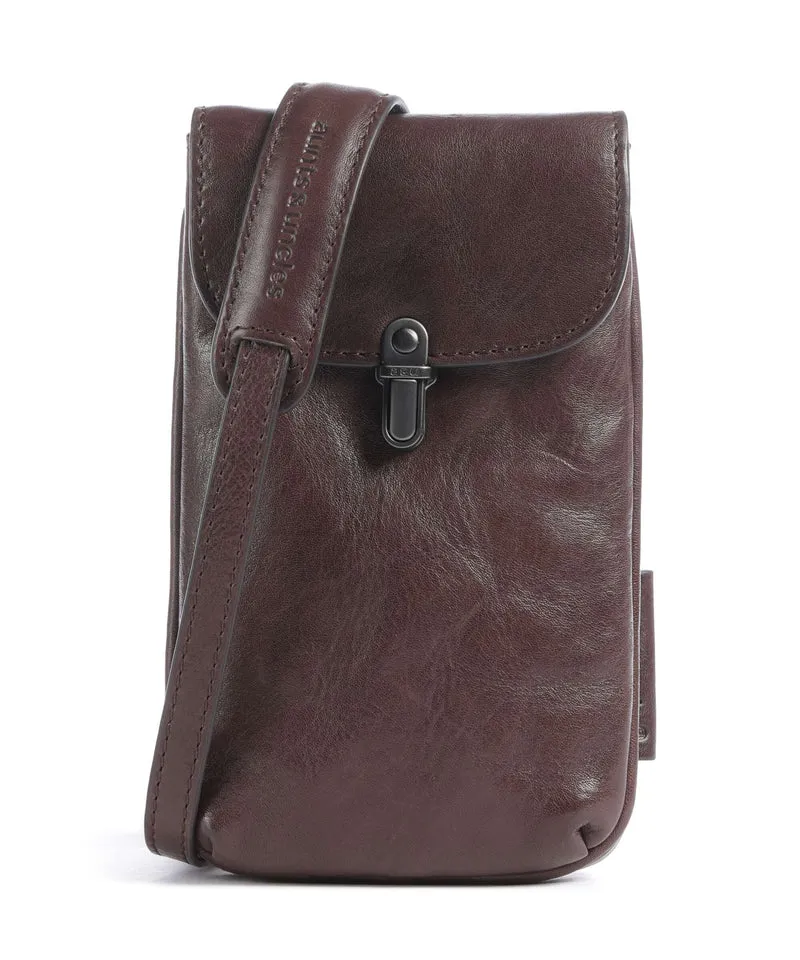 Aunts & Uncles Grandma's Luxury Club Mrs. Lemon Twist Borsetta porta cellulare coffee bean
