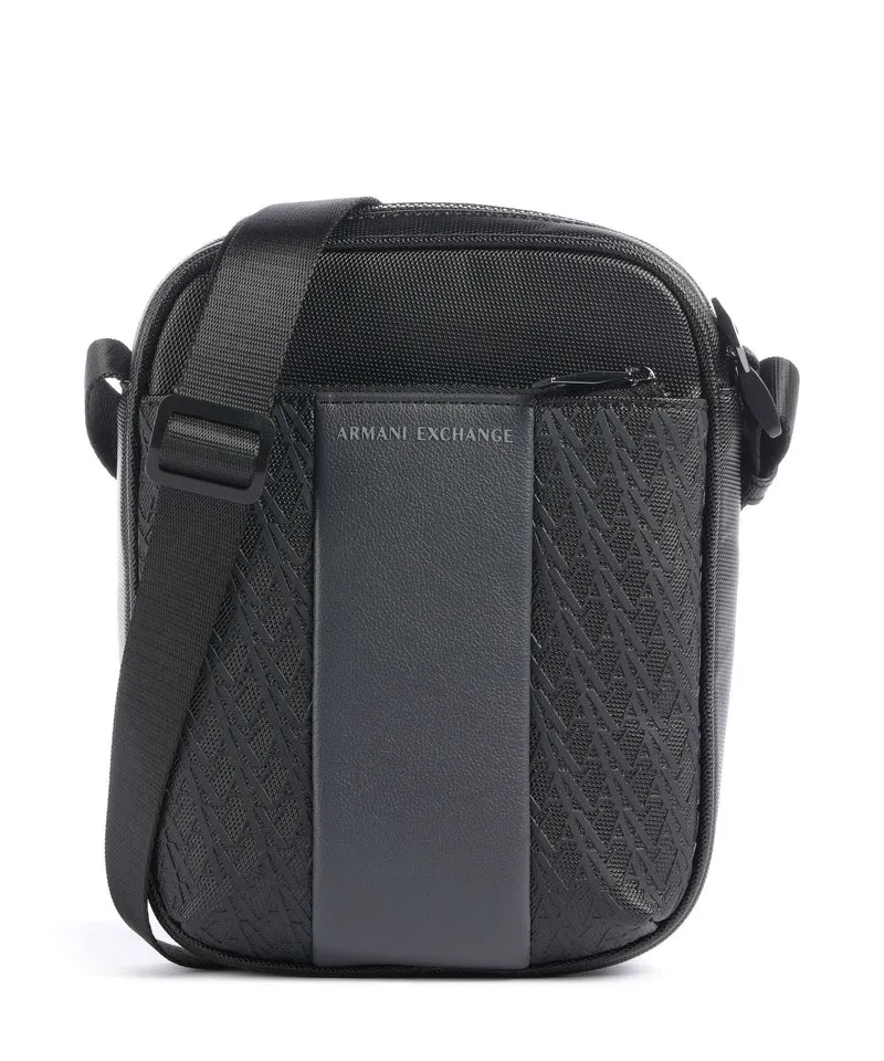 Armani Exchange William Borsa a tracolla black/forged iron