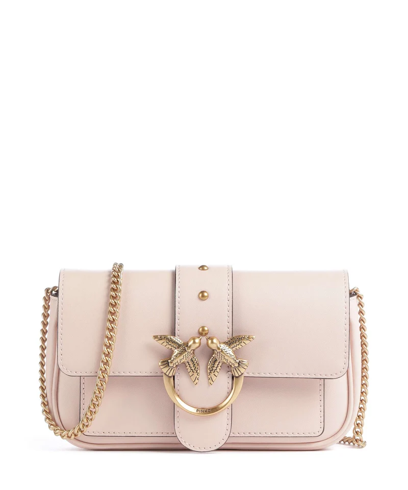 Pinko Love One Pocket Portafoglio rosa cammeo/antique gold