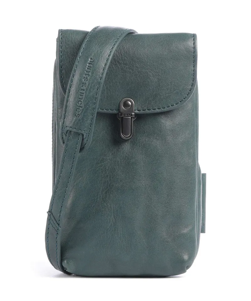 Aunts & Uncles Grandma's Luxury Club Mrs. Lemon Twist Borsetta porta cellulare green jewel