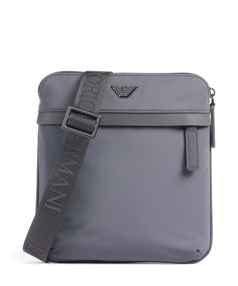 Emporio Armani Nylon Recycled Borsa a tracolla blackened pearl