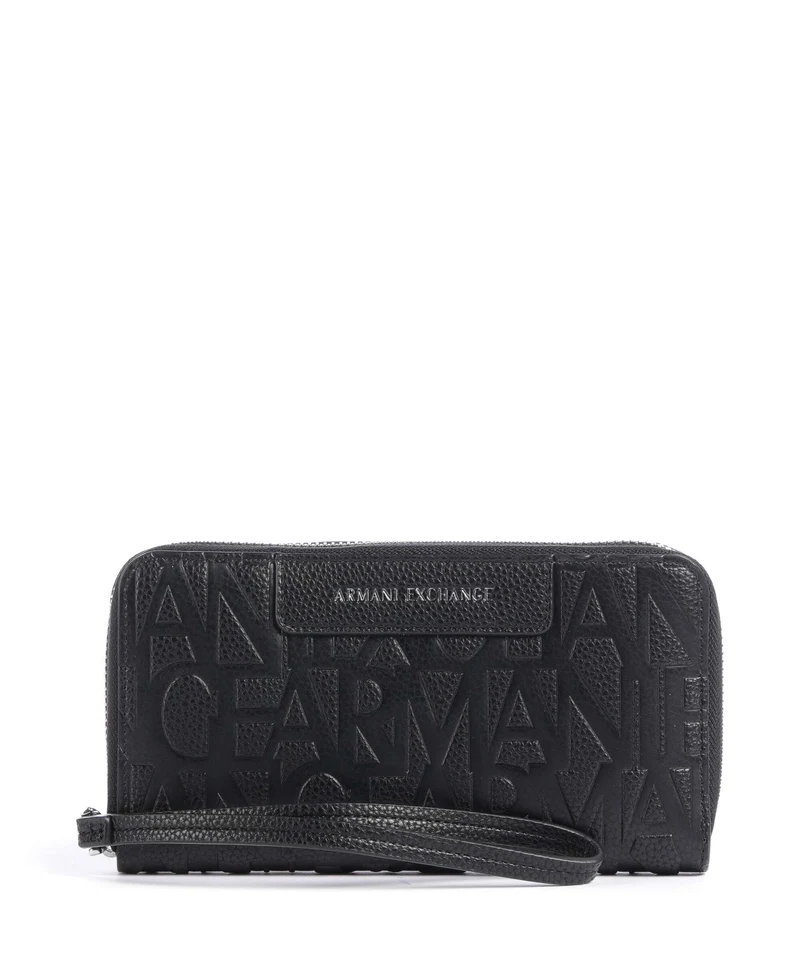 Armani Exchange Liz Monogram Portafoglio black