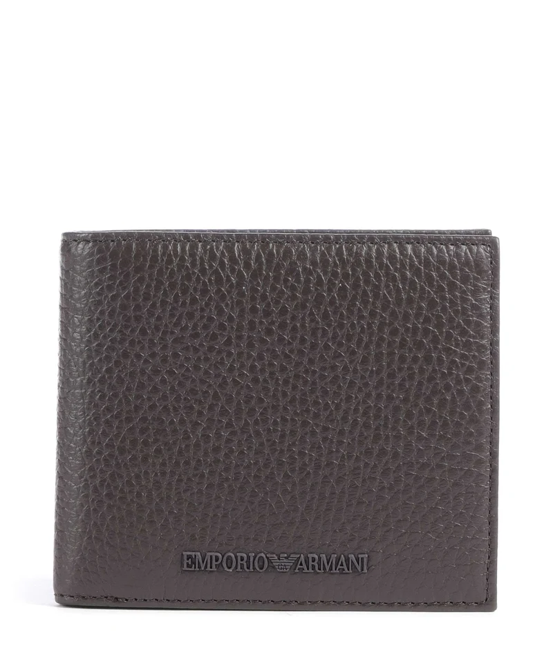 Emporio Armani Business Regenerated Portafoglio black coffee