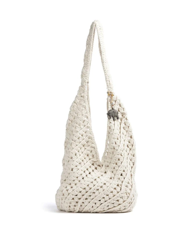 Anokhi Borsa hobo white