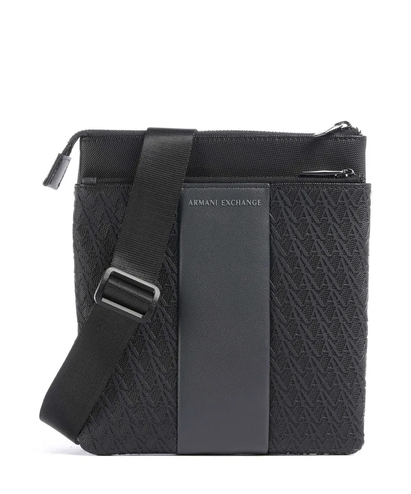Armani Exchange William Borsa a tracolla black/forged iron