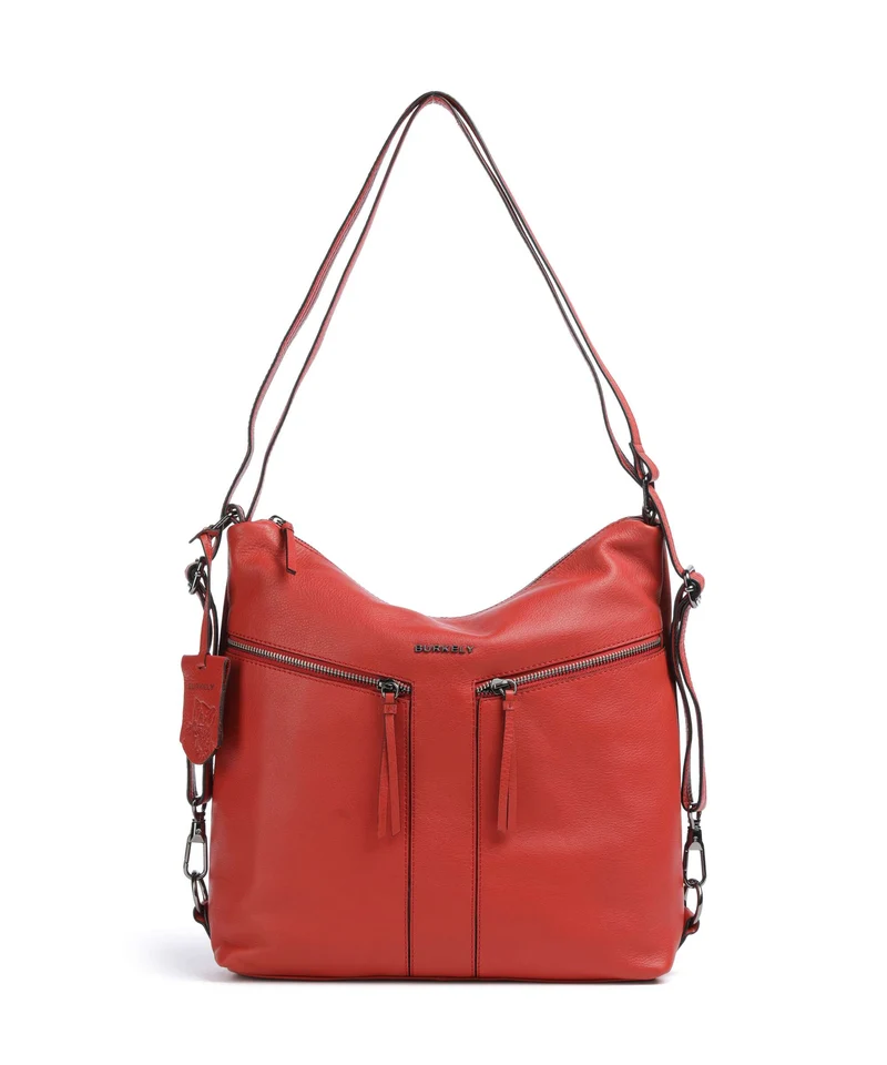 Burkely Rock Ruby Borsa a zainetto really red