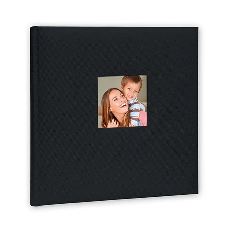 Album con pagine in cartoncino bianco "Cotton Black" 20 pagine (24x24)/30 pagine (31x31) - Art. OK242420/OK313130