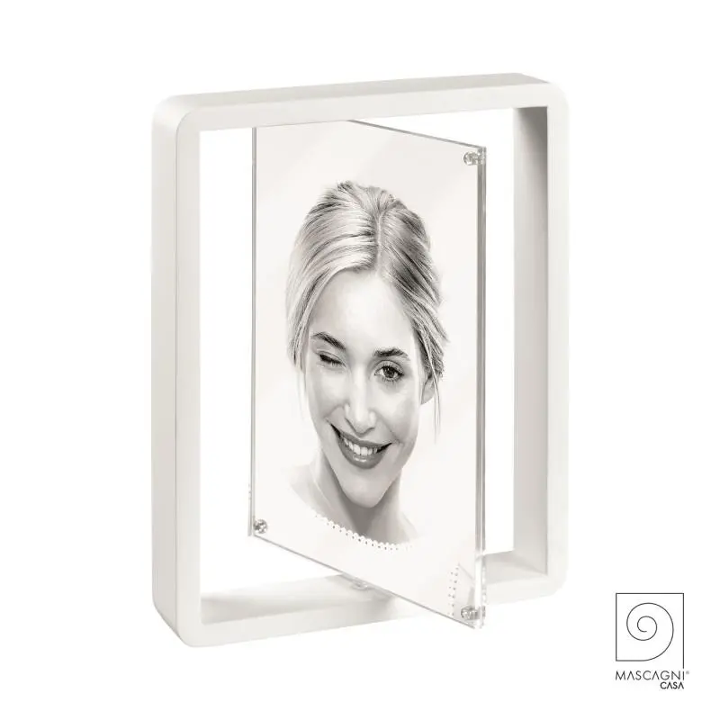 Mascagni portafoto in legno - Art. A1381 (Bianco)