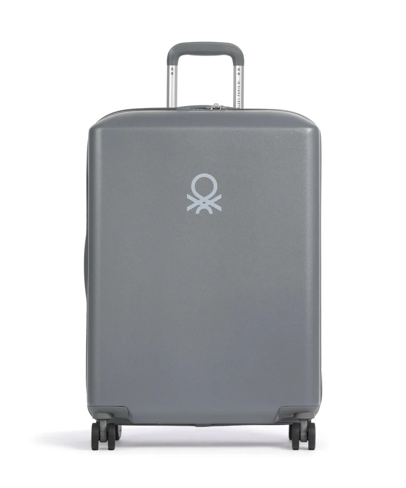 Delsey Paris x United Colors of Benetton UCB Hardside Valigia trolley (4 ruote) steel grey