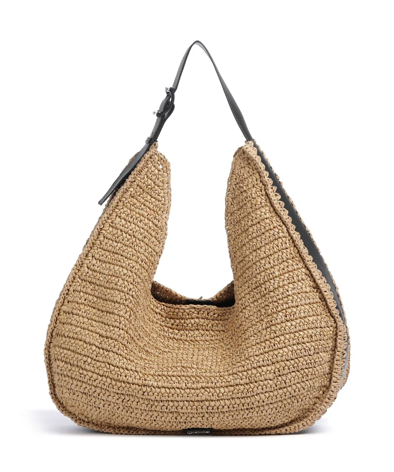 DKNY Camila Large Borsa hobo natural/black