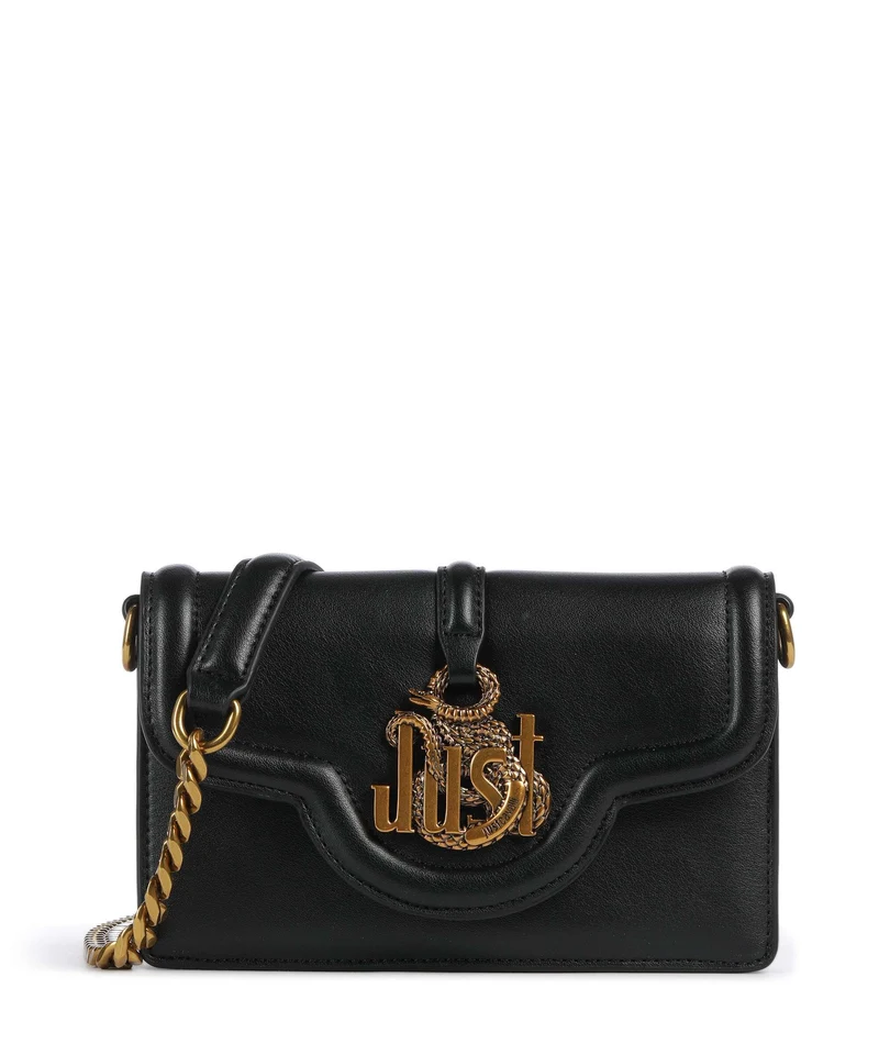 Just Cavalli Just Snake Borsa a tracolla black