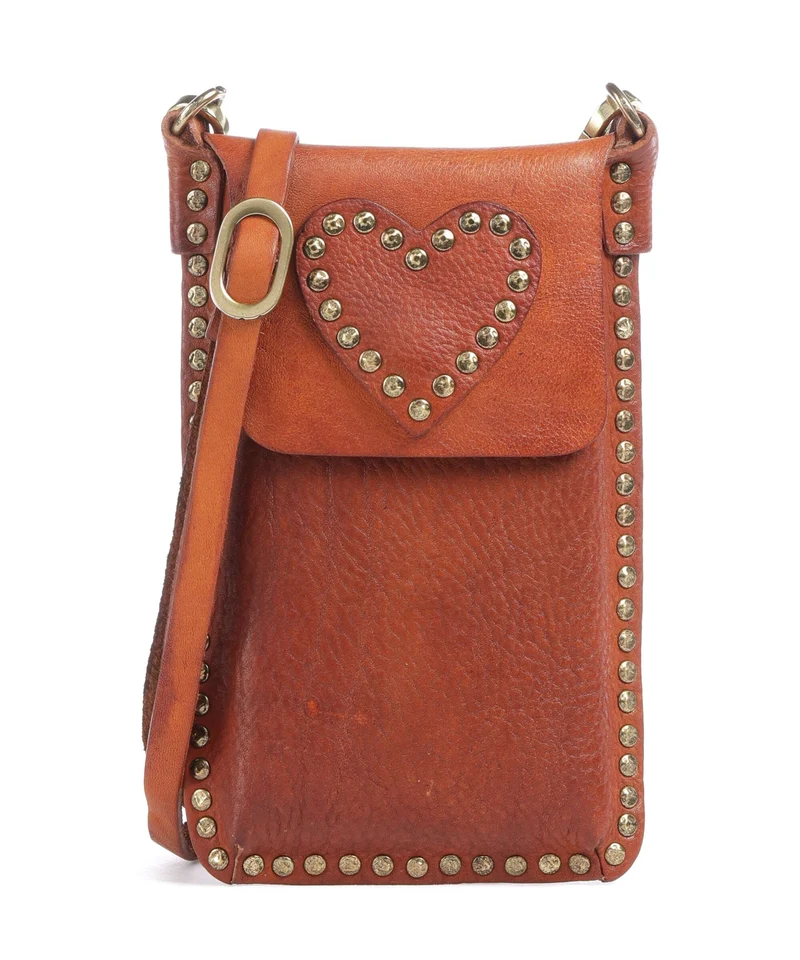Campomaggi Borsetta porta cellulare cognac