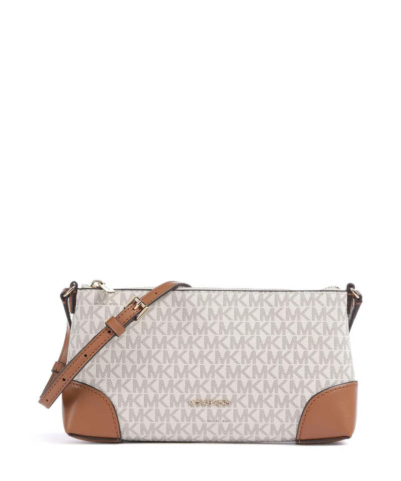 Michael Kors Murphy Small Borsa a tracolla vanilla/acorn
