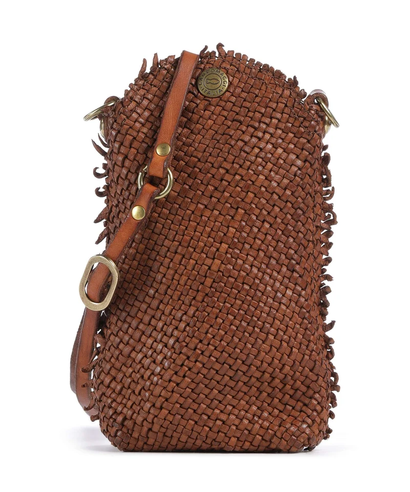 Campomaggi Borsetta porta cellulare cognac
