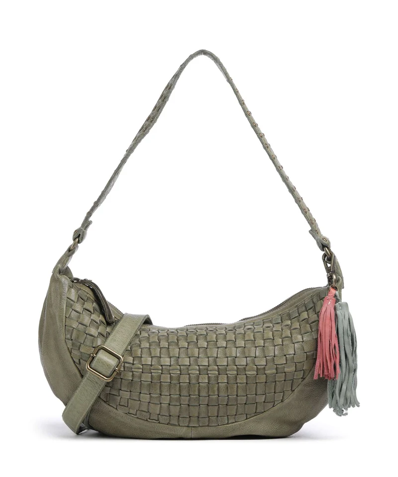 Taschendieb Wien Venusweg 8 Borsa hobo green leaf