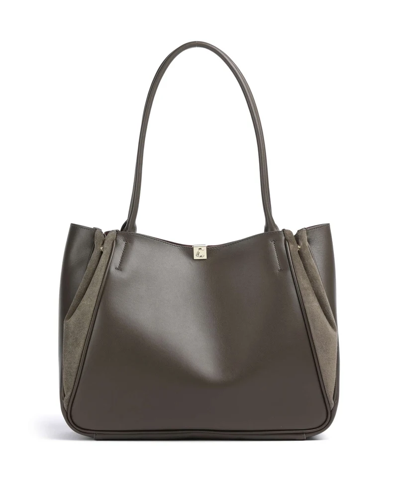Coccinelle Pansy Borsa shopper fango