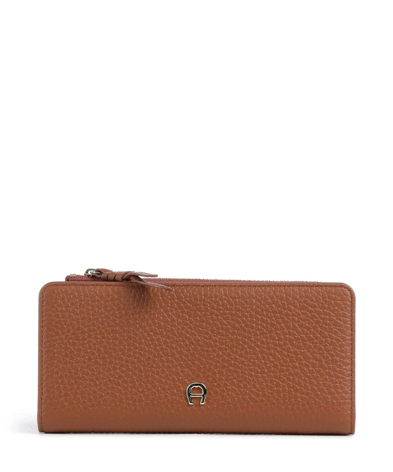 Aigner Carré Soft Portafoglio cognac brown