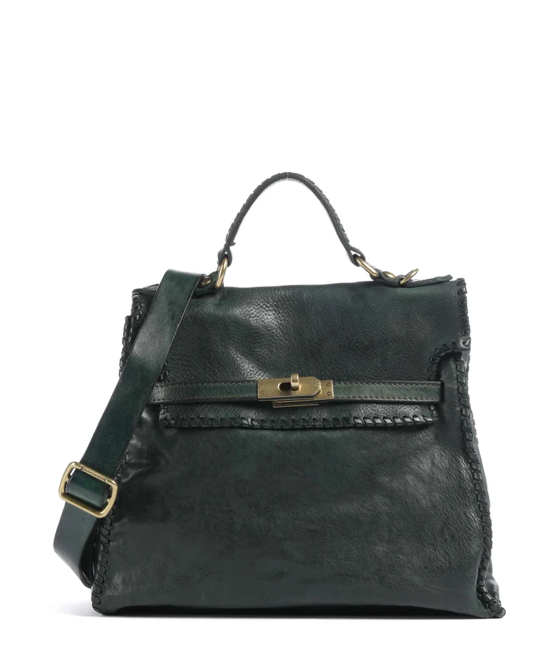 Campomaggi Borsa a mano green bottle