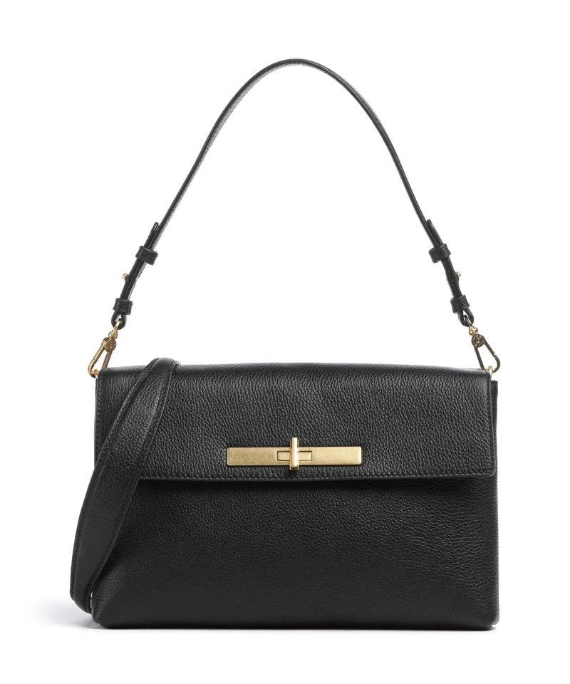 Abro Agave Twist Borsa a spalla black/gold