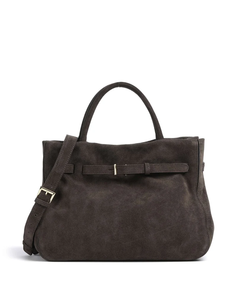 Abro Suede Jill Borsa a mano dark brown
