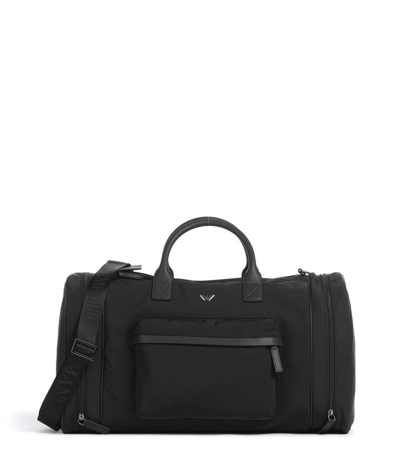 Emporio Armani Nylon Recycled 0 Borsone da weekend black beauty