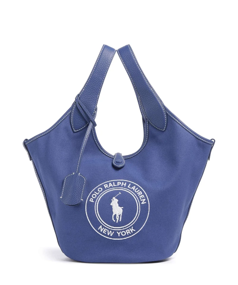 Polo Ralph Lauren Play Medium Borsa a mano indigo sky