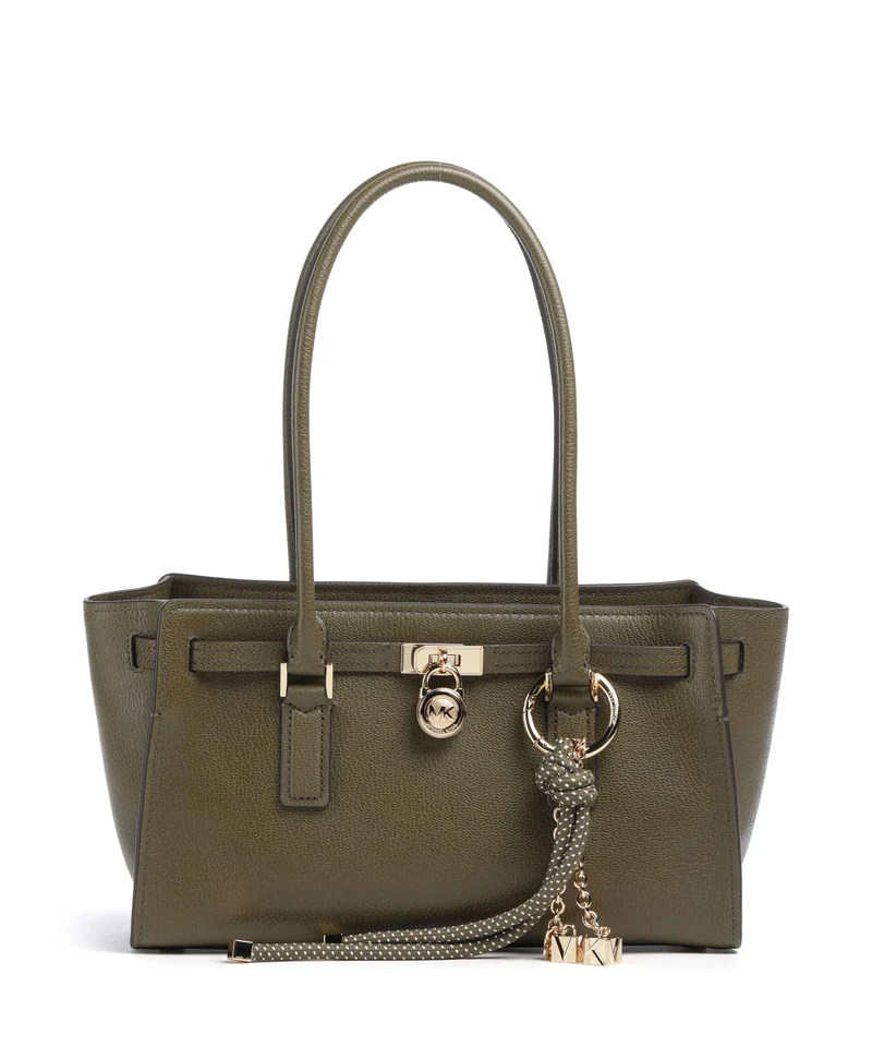 Michael Kors Hamilton Moderne Small Borsa a spalla loden