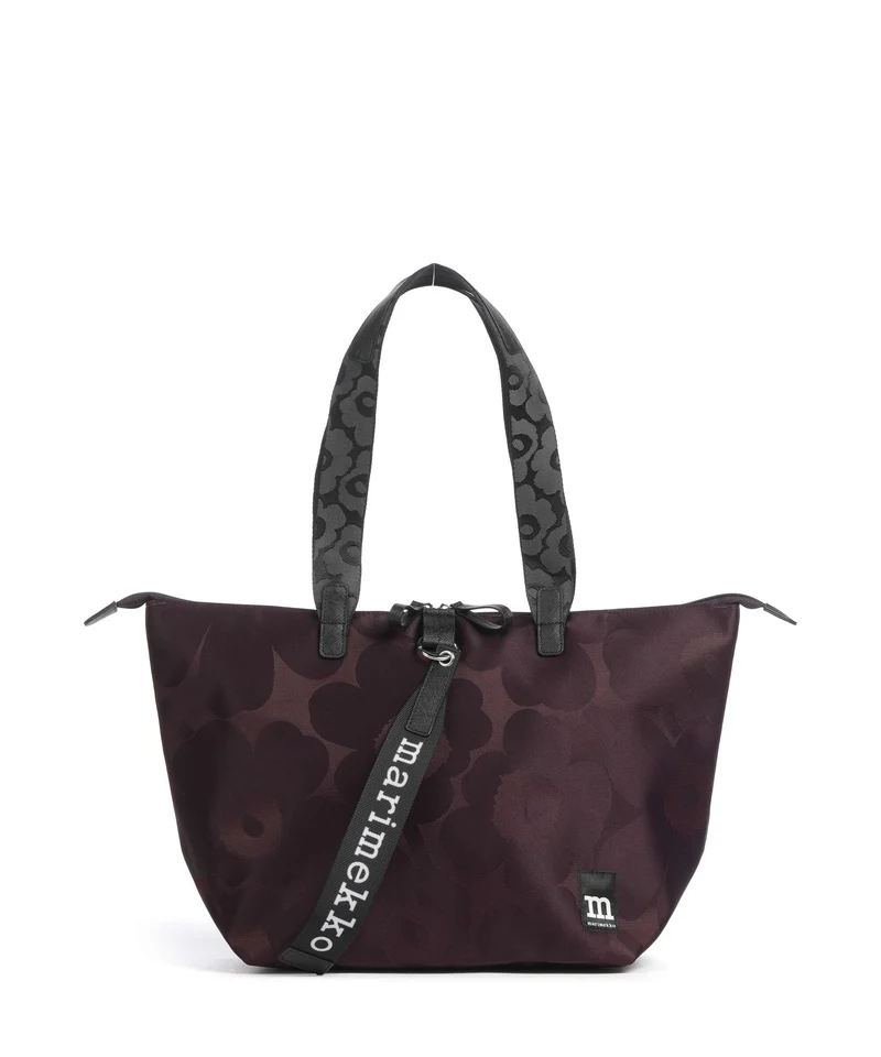 Marimekko Wear All Day M Unikko Borsa shopper wine red/dark wine