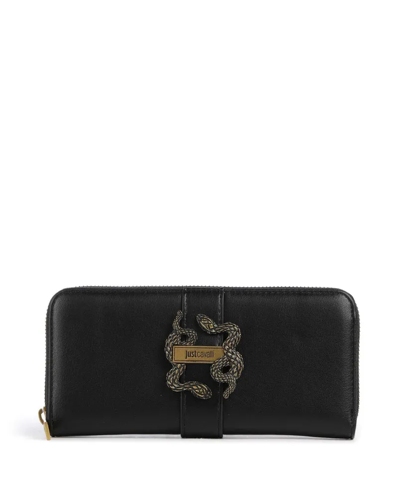 Just Cavalli Iconic Snakes Portafoglio black