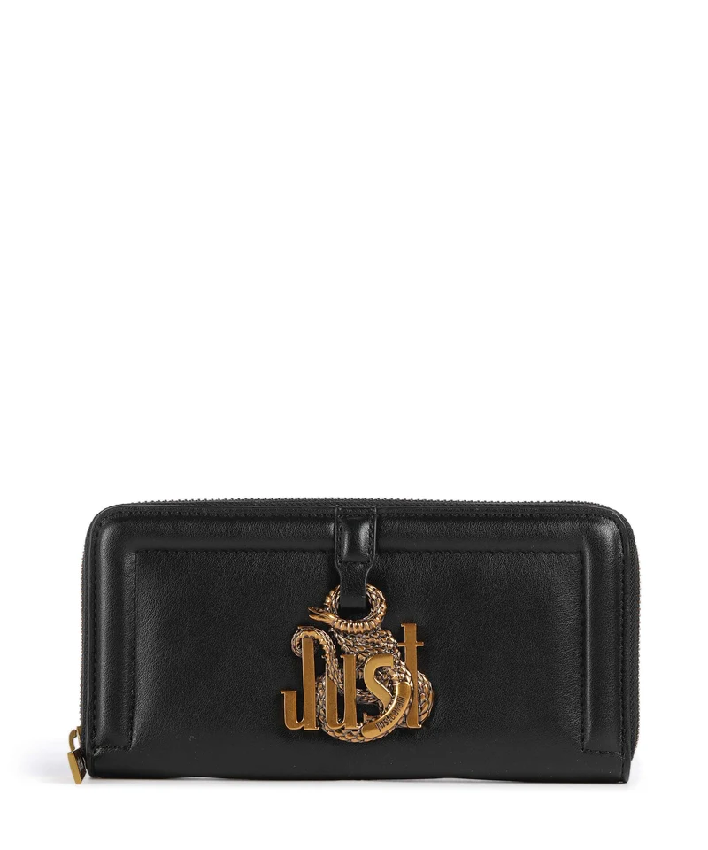 Just Cavalli Just Snake Portafoglio black