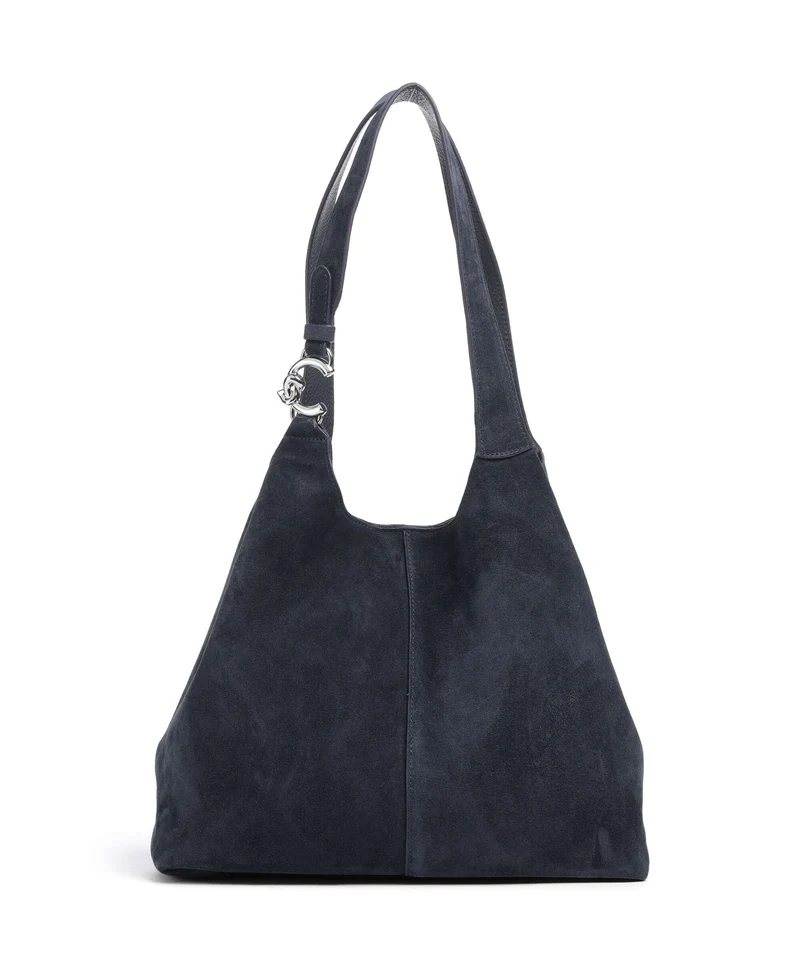 Coccinelle C-Easy Suede Borsa hobo midnight blue