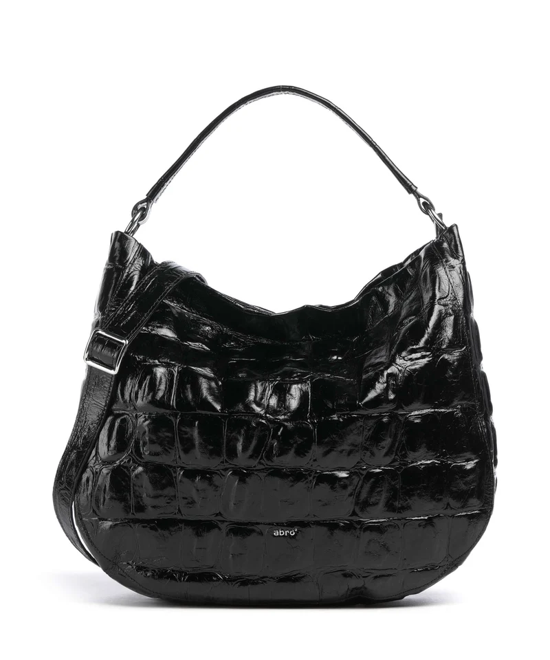 Abro Maxxi Cocco Mia Borsa hobo black/nickel